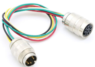 Ip67 5 Pin 4 Pin Waterproof Circular Connector Male Female Cables 12V 6A 6m M8