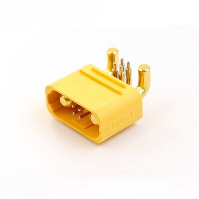 AS150U Anti-Spark Aviation Plug High-Current Connector With Signal Pins No. 8 Silicone Cable