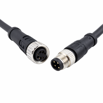 M8 Круглый 2-5-контактный разъем для мужчин и женщин IP67 Водонепроницаемый разъем датчика с кодировкой A