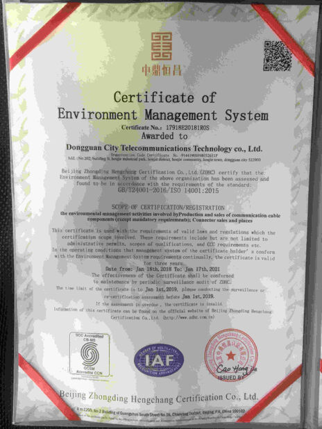 КИТАЙ Dongguan RitianLink Technology Co., Ltd. Сертификаты