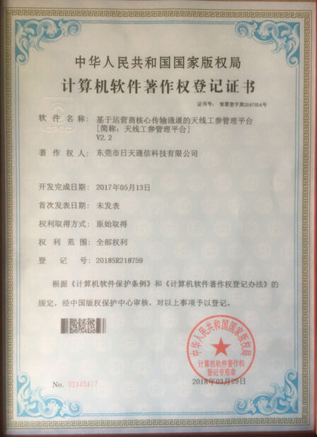 КИТАЙ Dongguan RitianLink Technology Co., Ltd. Сертификаты